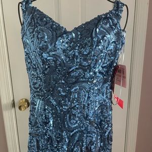 Sequence gown for prom formal or wedding brand new smoke free and never worn